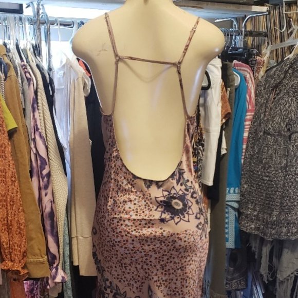 Free People "Your Better Side" Satin Dress size SP NWOT - Picture 3 of 7